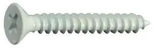 MIDWEST FASTENER 36251 Sheet Metal Screw, #8 x 1-1/4 in, Painted Steel Flat