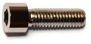 MIDWEST FASTENER 79723 #10-32 Socket Head Cap Screw, Chrome Plated Steel, 5/8