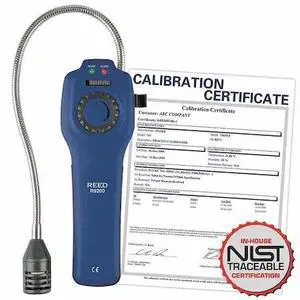REED INSTRUMENTS R9300-NIST Combust Gas Leak Detector,Nist Cert