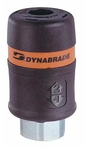 DYNABRADE 97568 Female Safety,Coupler,3/8" NPT