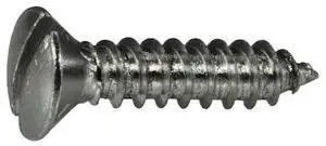MIDWEST FASTENER 61736 Sheet Metal Screw, #8 x 3/4 in, Aluminum Oval Head