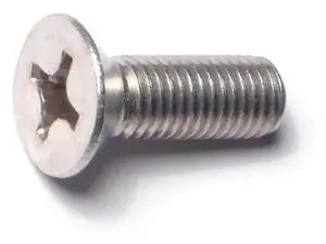 MIDWEST FASTENER 37683 1/4"-28 x 3/4 in Phillips Flat Machine Screw, Plain