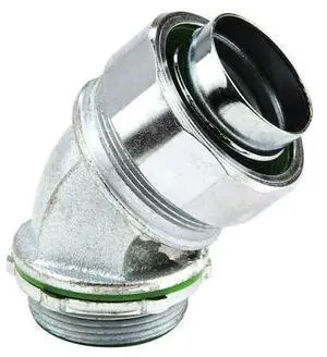 DOTTIE SL45250I Conduit Fitting Connector, 2-1/2 in, Threaded, Steel, Zinc