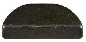 MIDWEST FASTENER 60923 Woodruff Key, 1/8 x 1/2 in Key Size, 3 SAE Number, Steel
