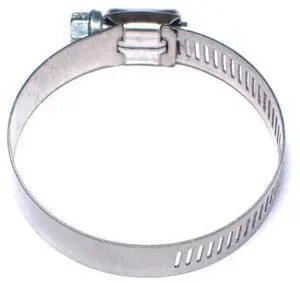 MIDWEST FASTENER 06724 #32 18-8 Stainless Steel SAE Hose Clamps 18 18PK
