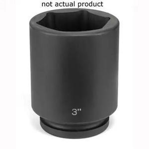GREY PNEUMATIC 4080D 1" Drive, 2-1/2" Size, SAE Socket, 6 Points,