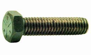 MIDWEST FASTENER 39502 Grade 5, 3/8"-16 Hex Head Cap Screw, Plain Steel, 1-1/2