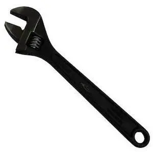 K-TOOL INTERNATIONAL KTI48012BTW Wrench, Adjustable, 12", Black
