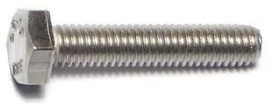 MIDWEST FASTENER 55164 M6-1.00 Hex Head Cap Screw, 18-8 Stainless Steel, 30 mm