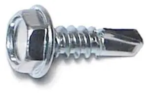 MIDWEST FASTENER 36022 Self-Drilling Screw, #10 x 5/8 in, Zinc Plated Steel