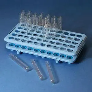 GLOBE SCIENTIFIC 456920 Gripper Rack,50-Place,Blue