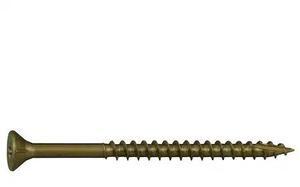 MIDWEST FASTENER 54923 Deck Screw, #8 x 2-1/2 in, Steel, Flat Head, Phillips