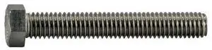 MIDWEST FASTENER 39004 18-8, 7/16"-14 Hex Head Tap Bolt, Plain Stainless Steel,