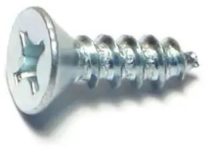MIDWEST FASTENER 03030 Sheet Metal Screw, #12 x 3/4 in, Zinc Plated Steel Flat