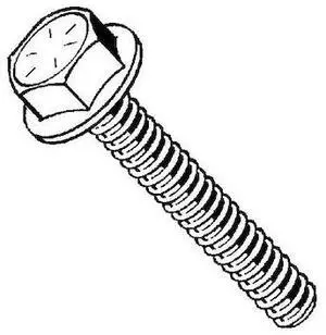 MIDWEST FASTENER 933245 Grade 8, 5/8"-11 Flange Bolt, Zinc Plated Steel, 6 in