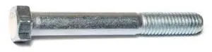 MIDWEST FASTENER 00324 Grade 5, 7/16"-14 Hex Head Cap Screw, Zinc Plated Steel,