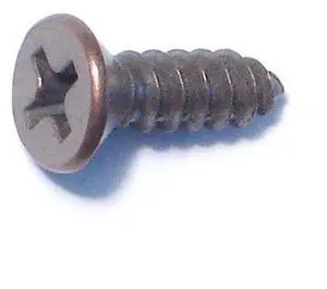 MIDWEST FASTENER 79284 Wood Screw, #7, 1/2 in, Venetian Bronze Steel Flat Head