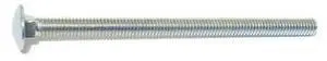 MIDWEST FASTENER 01085 Carriage Bolt, Square Neck, 18 (Coarse), 5 in L, Steel,