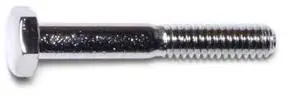 MIDWEST FASTENER 74068 Grade 5, 1/4"-20 Hex Head Cap Screw, Chrome Plated
