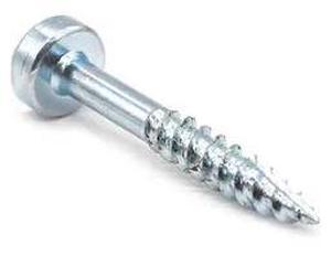 BIG HORN 12607 Wood Screw, #6, 1 in, Stainless Steel Pan Head Square Drive