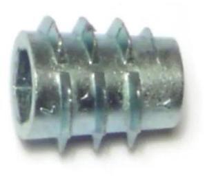 MIDWEST FASTENER 68465 Hex Drive Threaded Insert, 1/4"-20 Int Thrd Sz, 1/2 in