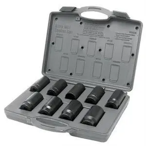 PERFORMANCE TOOL W89318 9Pc. Axle Nut Socket Set