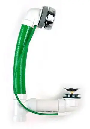 WATCO 938-CA-PVC-CP Innovator CableFlex 938 34 in. Flexible PVC Bath Waste,