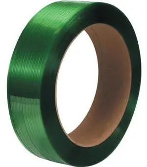 PARTNERS BRAND PS5825G Polyester Strapping, Smooth, 16" x 6" Core, 5/8" x