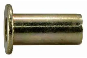 MIDWEST FASTENER 39792 Blind Nut Insert, M6-1.00 Thrd Sz, Steel, Zinc Yellow, 8