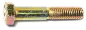 MIDWEST FASTENER 00728 Grade 8, 1/2"-13 Hex Head Cap Screw, Zinc Yellow Steel,