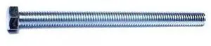 MIDWEST FASTENER 53471 3/8"-16 Hex Head Tap Bolt, Zinc Plated Steel, 5 in L, 25