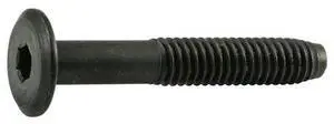 MIDWEST FASTENER 37543 Binding Screw, 18 (Coarse), Steel, Black, 10 PK