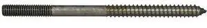 MIDWEST FASTENER 68446 3/8 in Thread to 3/8"-16 Thread, 10 PK Steel, Plain