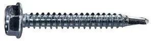 MIDWEST FASTENER 62731 Self-Drilling Screw, #10 x 1-1/2 in, Zinc Plated Steel