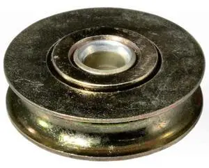 MIDWEST FASTENER 66123 1-1/4" Steel Sliding Door Rollers 2PK