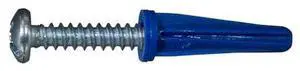 MIDWEST FASTENER 07890 Screw Anchor, 7/8" L, Plastic, 100 PK