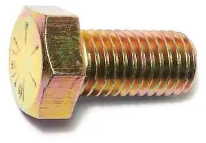 MIDWEST FASTENER 00746 Grade 8, 5/8"-11 Hex Head Cap Screw, Zinc Yellow Steel,