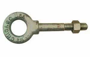 MIDWEST FASTENER 54597 Eye Bolt 1/2"-13, Steel, Hot Dipped Galvanized
