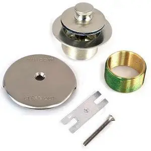 WATCO 58190-BN 1.625 in. Overall Dia. x 16 Threads x 1.25 in. Lift-Turn Bath