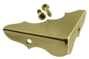 MIDWEST FASTENER 37202 1-1/4" Solid Brass Corner Brace 5PK