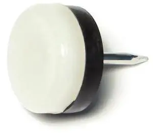 MIDWEST FASTENER 76624 7/8" Natural Nylon Plastic Cushion Tack Glides 10PK