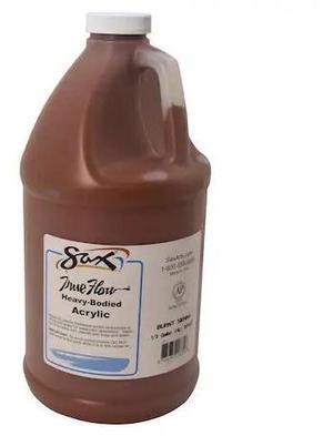 SAX 27509 True Flow Heavy Body Acrylic Paint, Half Gallon, Burnt Sienna