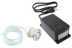 KINGSTON BRASS KADK311 Dual Outlet Garbage Disposal Air Switch Kit, Polished