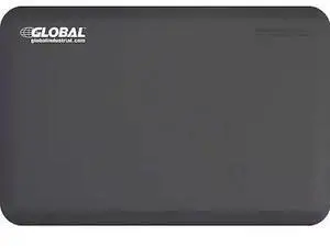 GLOBAL INDUSTRIAL B2395846 Antifatigue Mat, 3 in L x 2 in W, 3/4 Thickness, Gray