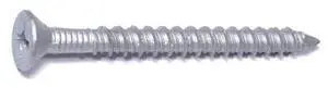 RED HEAD 50786 Tapcon Concrete Screw, 1/4" Dia., Flat, 2 3/4 in L, 410
