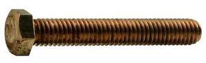 MIDWEST FASTENER 39366 3/8"-16 Hex Head Cap Screw, Silicon Bronze, 2-1/2 in L,