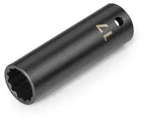 TEKTON SID23317 1/2 Inch Drive x 17 mm Deep 12-Point Impact Socket