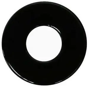 MIDWEST FASTENER 34402 Flat Washer, For Screw Size 1/4" ,Steel Black Chrome