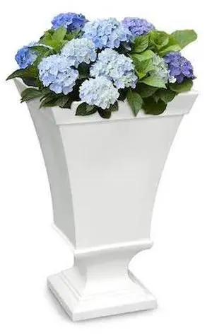 MAYNE 5892-W Vienna 25 Tall Urn Planter, White