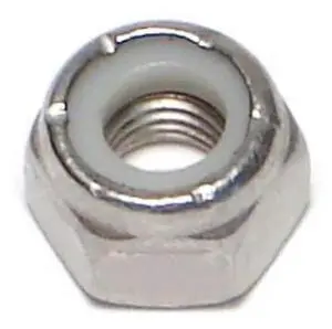 MIDWEST FASTENER 68487 Nylon Insert Lock Nut, 1/4"-28, 18-8 Stainless Steel,